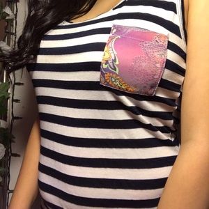 Long striped dress😍